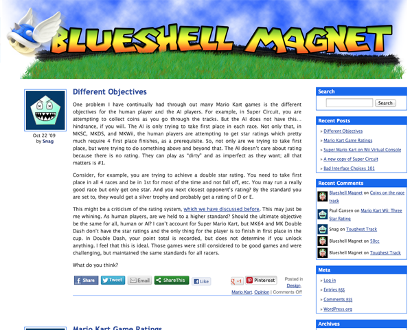 Blue Shell Magnet